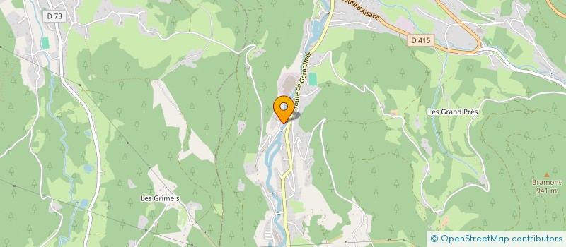 localisation de l'entreprise 22 GRAVIERS  PLAINFAING