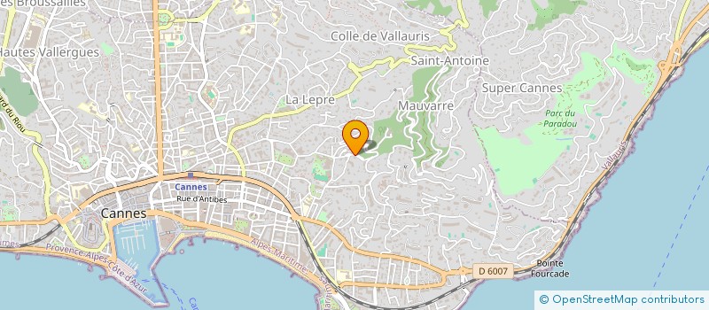 localisation de l'entreprise 22 JEAN JAURES  CANNES