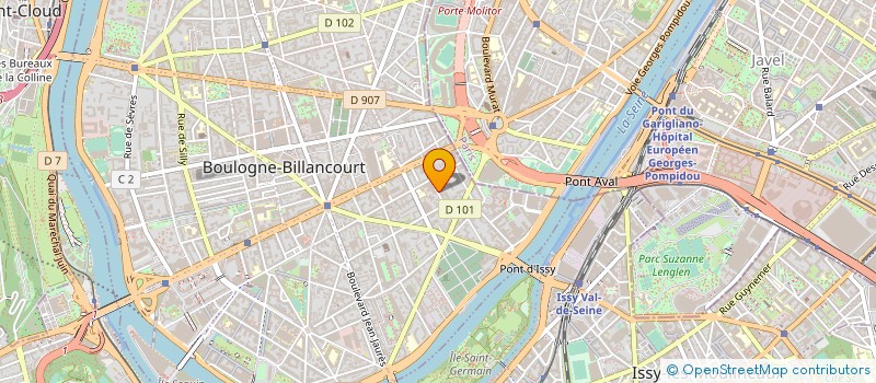 localisation de l'entreprise 22 JUILLET CONSEIL à BOULOGNE-BILLANCOURT