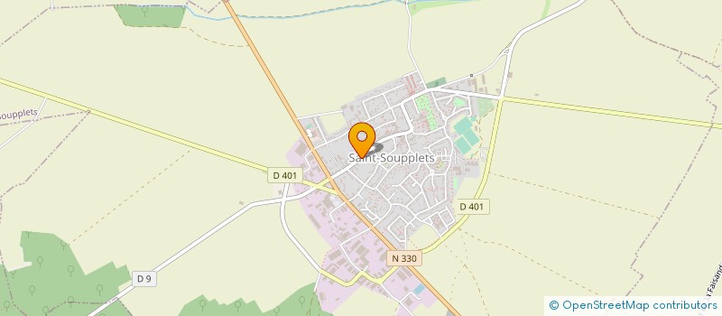 localisation de l'entreprise 22 LES V'LA  SAINT-SOUPPLETS