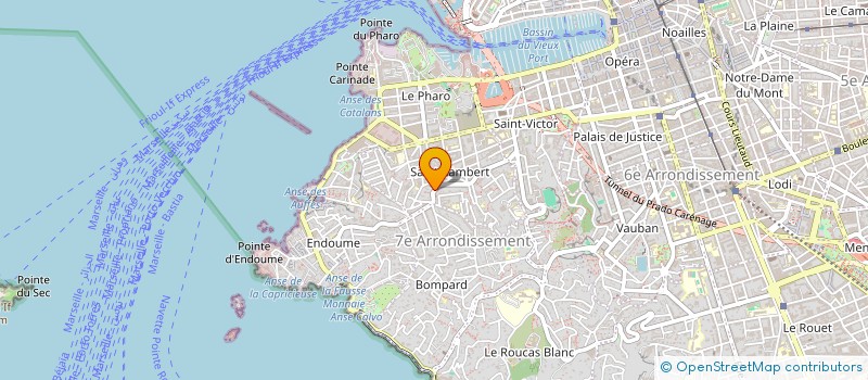 localisation de l'entreprise 22-M à MARSEILLE