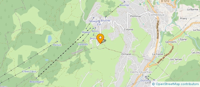 localisation de l'entreprise 22 MEGEVE  COMBLOUX