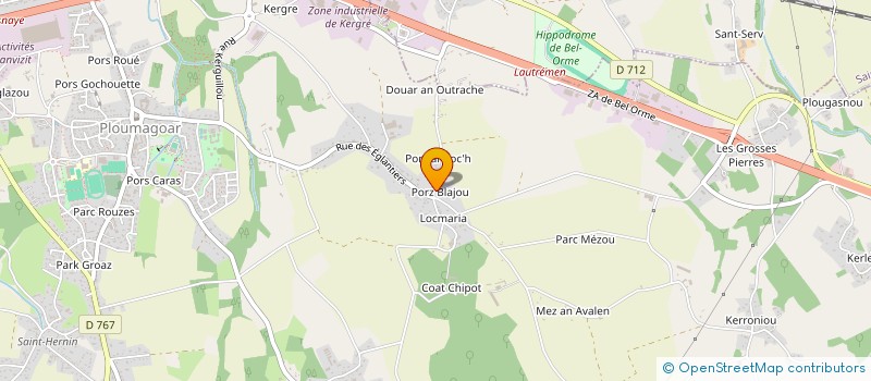 localisation de l'entreprise 22 POKER CLUB  PLOUMAGOAR