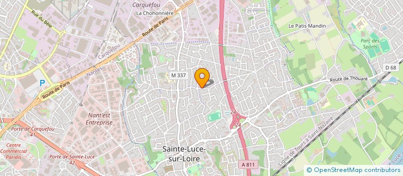 localisation de l'entreprise 22 REPUBLIQUE  SAINTE-LUCE-SUR-LOIRE