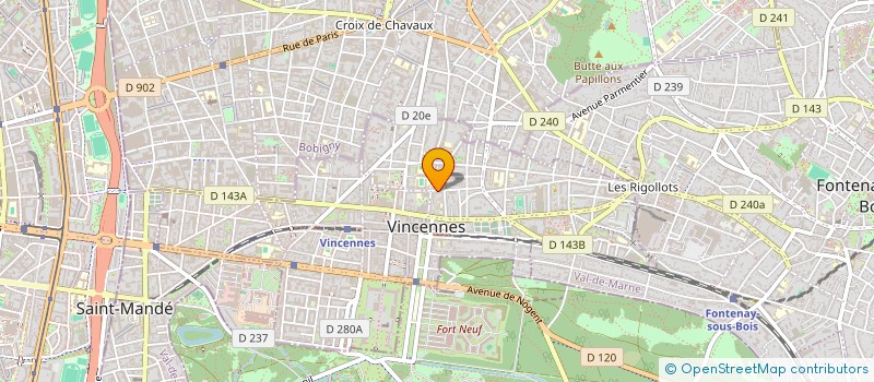 localisation de l'entreprise 22 RUE DE LA LIBERTE 94300 VINCENNES à VINCENNES
