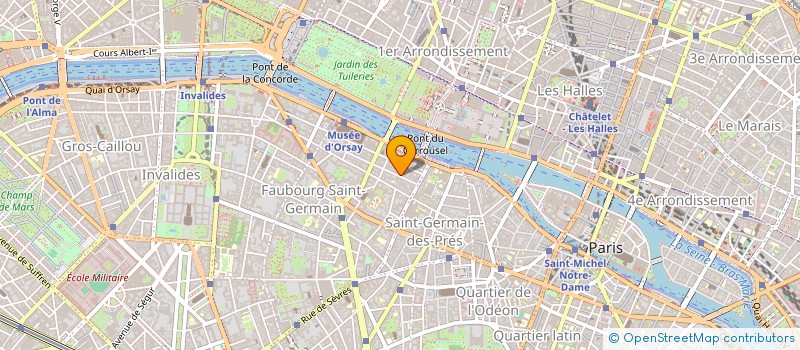 localisation de l'entreprise 22 RUE DE VERNEUIL  PARIS