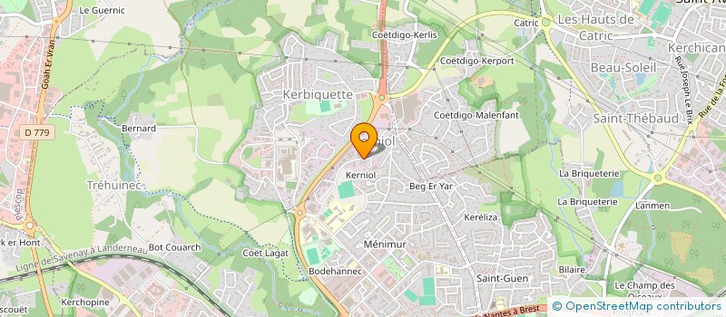 localisation de l'entreprise 22 RUE DES FRERES LUMIERE à VANNES