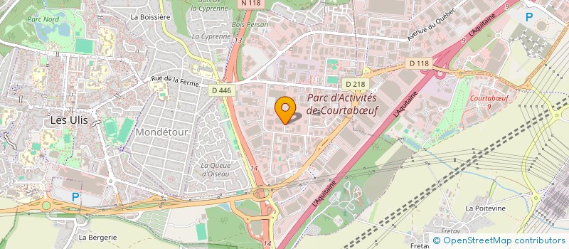 localisation de l'entreprise 22 SERVICES à LES ULIS