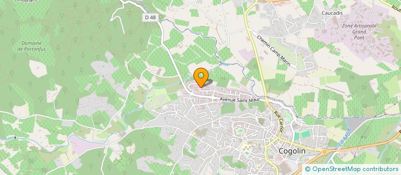 localisation de l'entreprise 2205 à COGOLIN