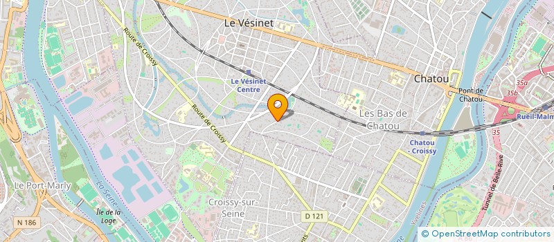 localisation de l'entreprise 221 - ASSOCIATION  LE VESINET