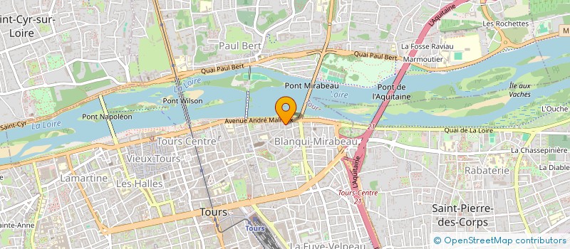 localisation de l'entreprise 221 BBS à TOURS