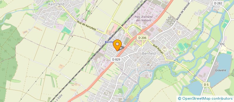 localisation de l'entreprise 2212SP  BENFELD