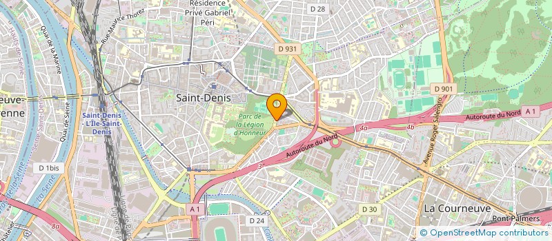 localisation de l'entreprise 2216 PROD  SAINT-DENIS