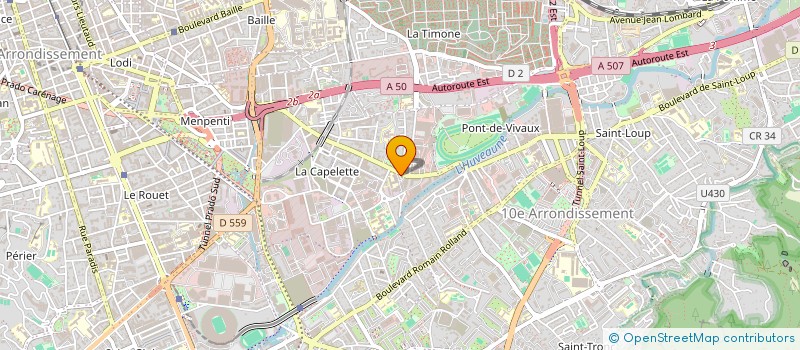 localisation de l'entreprise 222 CAPELETTE à MARSEILLE