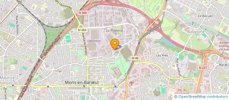 localisation de l'entreprise 222R à MARCQ-EN-BARŒUL
