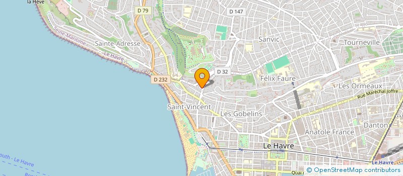 localisation de l'entreprise 226 AVRIL  LE HAVRE