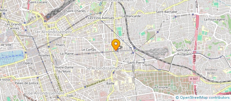 localisation de l'entreprise 227 CHAVE à MARSEILLE