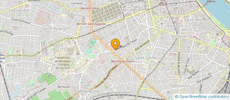 localisation de l'entreprise 229 FEELGOOD  BORDEAUX