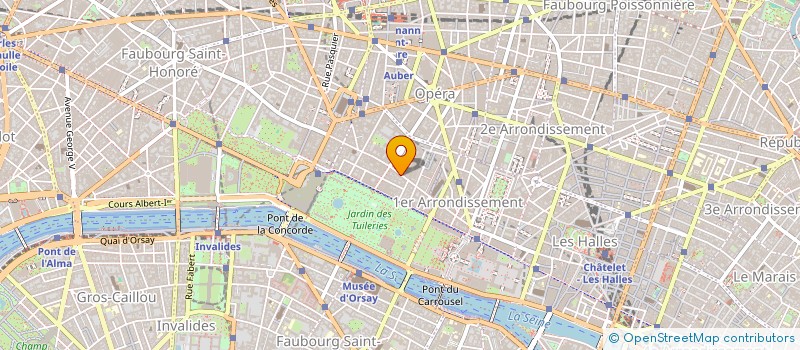 localisation de l'entreprise 229 RUE SAINT HONORE  PARIS