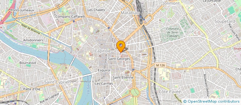 localisation de l'entreprise 22H22  TOULOUSE