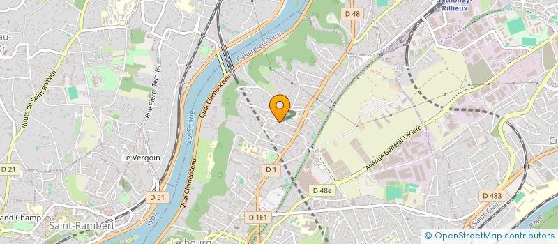 localisation de l'entreprise 22H22  CALUIRE-ET-CUIRE