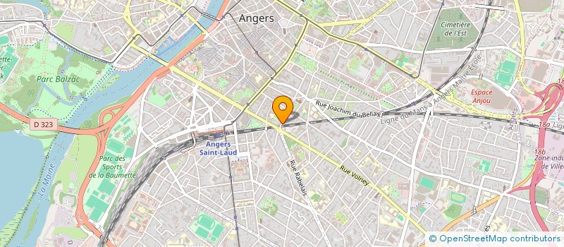 localisation de l'entreprise 22H42 à ANGERS