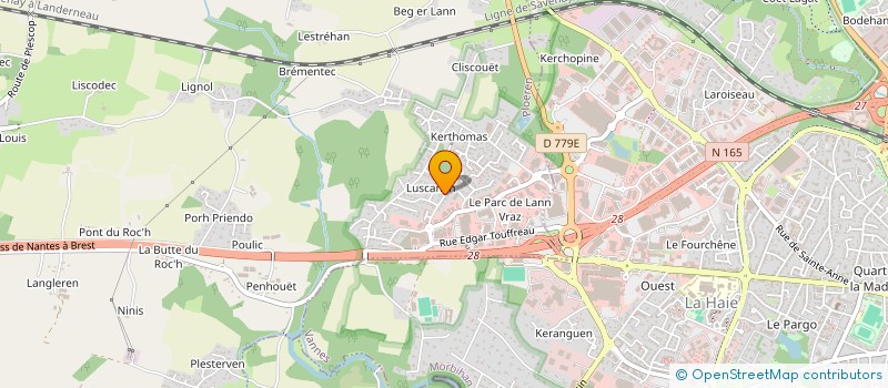 localisation de l'entreprise 22YOU  PLOEREN