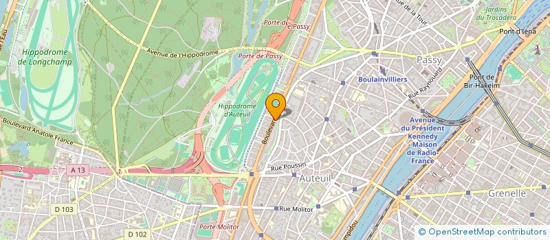 localisation de l'entreprise 23 ABBE NIORT 2  PARIS