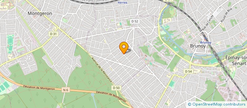 localisation de l'entreprise 23 CA  YERRES