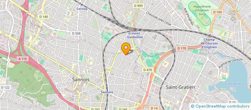 localisation de l'entreprise 23 JUILLET  SANNOIS