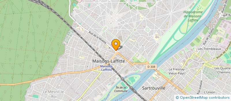 localisation de l'entreprise 23 SPORT SARL  MAISONS-LAFFITTE