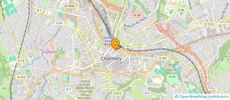localisation de l'entreprise 23109  CHAMBERY