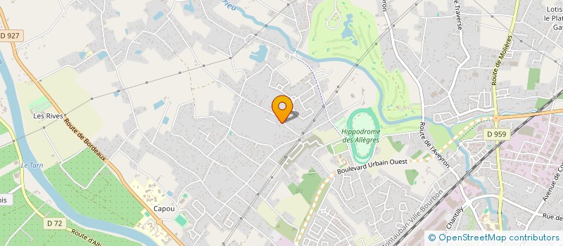 localisation de l'entreprise 233 CHEMIN DE DEYMIE  MONTAUBAN