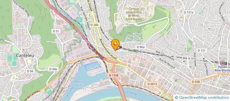 localisation de l'entreprise 233 RUE DU RENARD  ROUEN