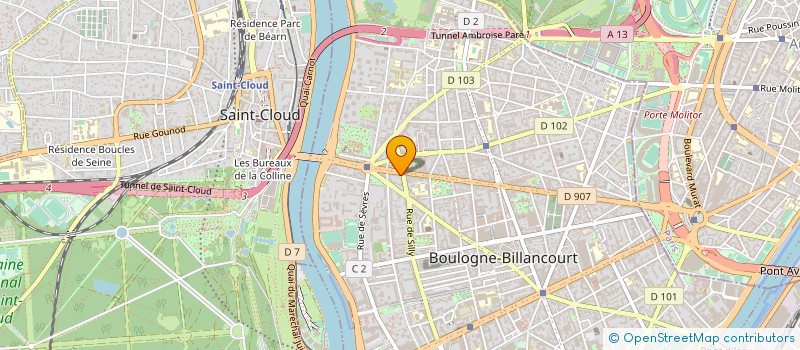 localisation de l'entreprise 235 BARBER à BOULOGNE-BILLANCOURT