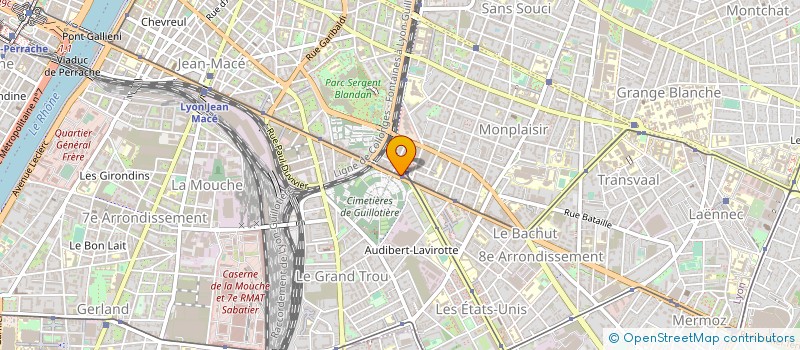 localisation de l'entreprise 235TH BARBER STREET LYON  LYON