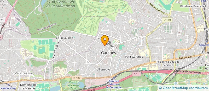 localisation de l'entreprise 23H23 PRODUCTION à GARCHES