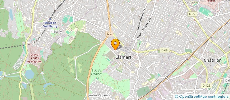 localisation de l'entreprise 23H60 à CLAMART