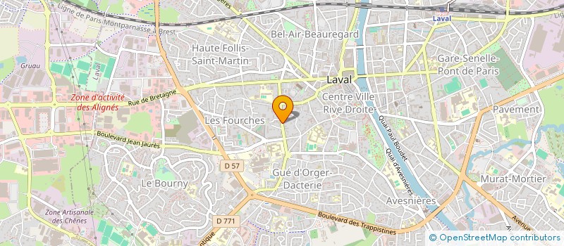 localisation de l'entreprise 23M à LAVAL