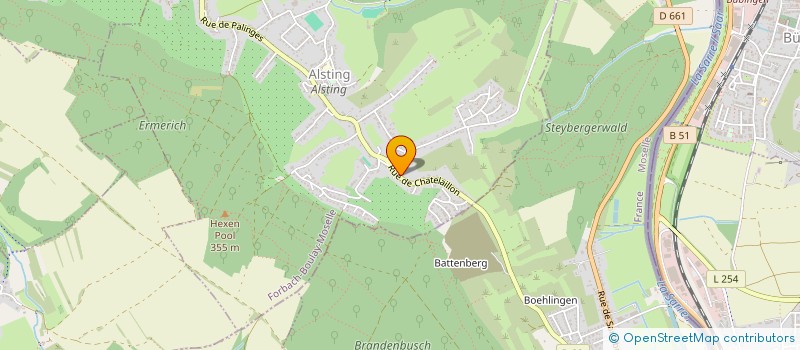 localisation de l'entreprise 24/7 DAY & NIGHT SHOP à ALSTING