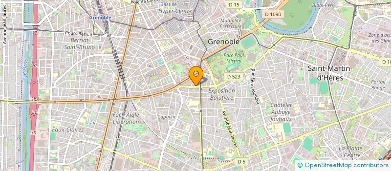 localisation de l'entreprise 24 AV ALBERT 1ER DE BELGIQUE  GRENOBLE