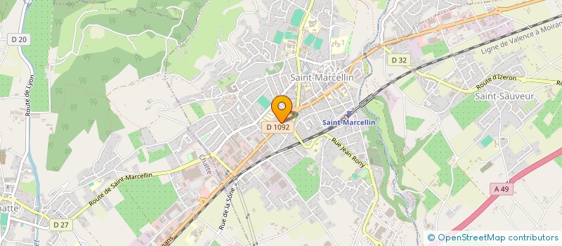 localisation de l'entreprise 24 AVENUE  SAINT-MARCELLIN