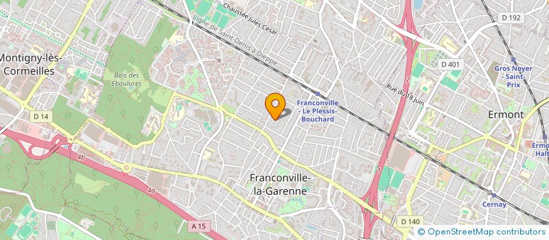 localisation de l'entreprise 24 AVENUE FOCH à PLESSIS-BOUCHARD (LE)