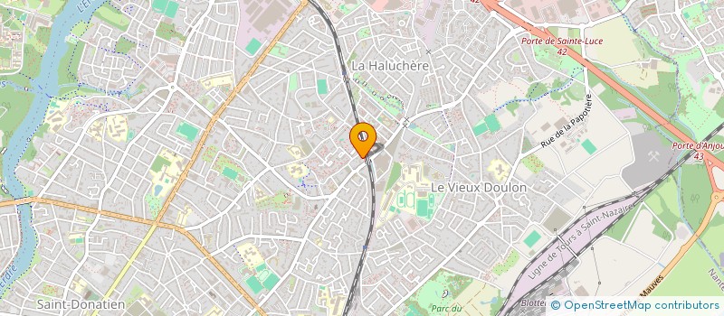 localisation de l'entreprise 24 DISTRIBUTION à NANTES