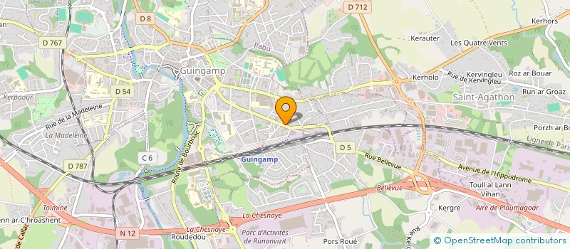 localisation de l'entreprise 24 FILMS SECONDE  GUINGAMP