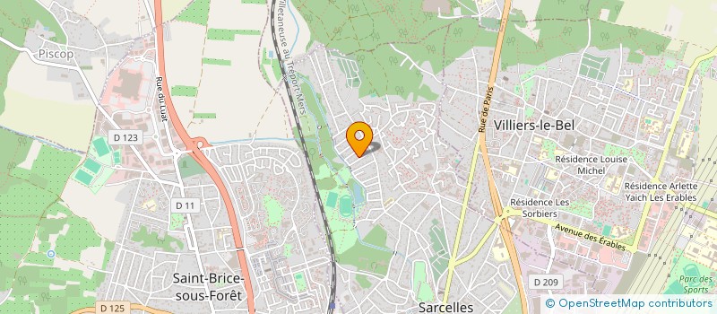 localisation de l'entreprise 24 HEURES TRANSPORTS  SARCELLES