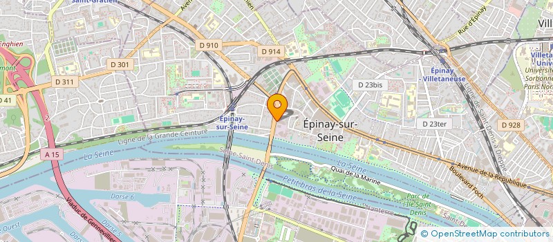 localisation de l'entreprise 24 KARAT CLUB à EPINAY SUR SEINE
