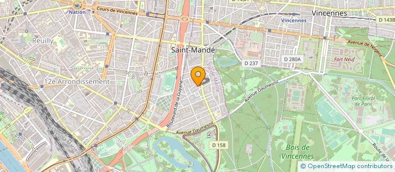 localisation de l'entreprise 24 NUISIBLES à SAINT-MANDE