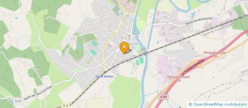 localisation de l'entreprise 24 RUE GRATIOLET  SAINT-ASTIER