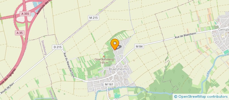 localisation de l'entreprise 24 RUE LOUIS APFFEL  BLAESHEIM